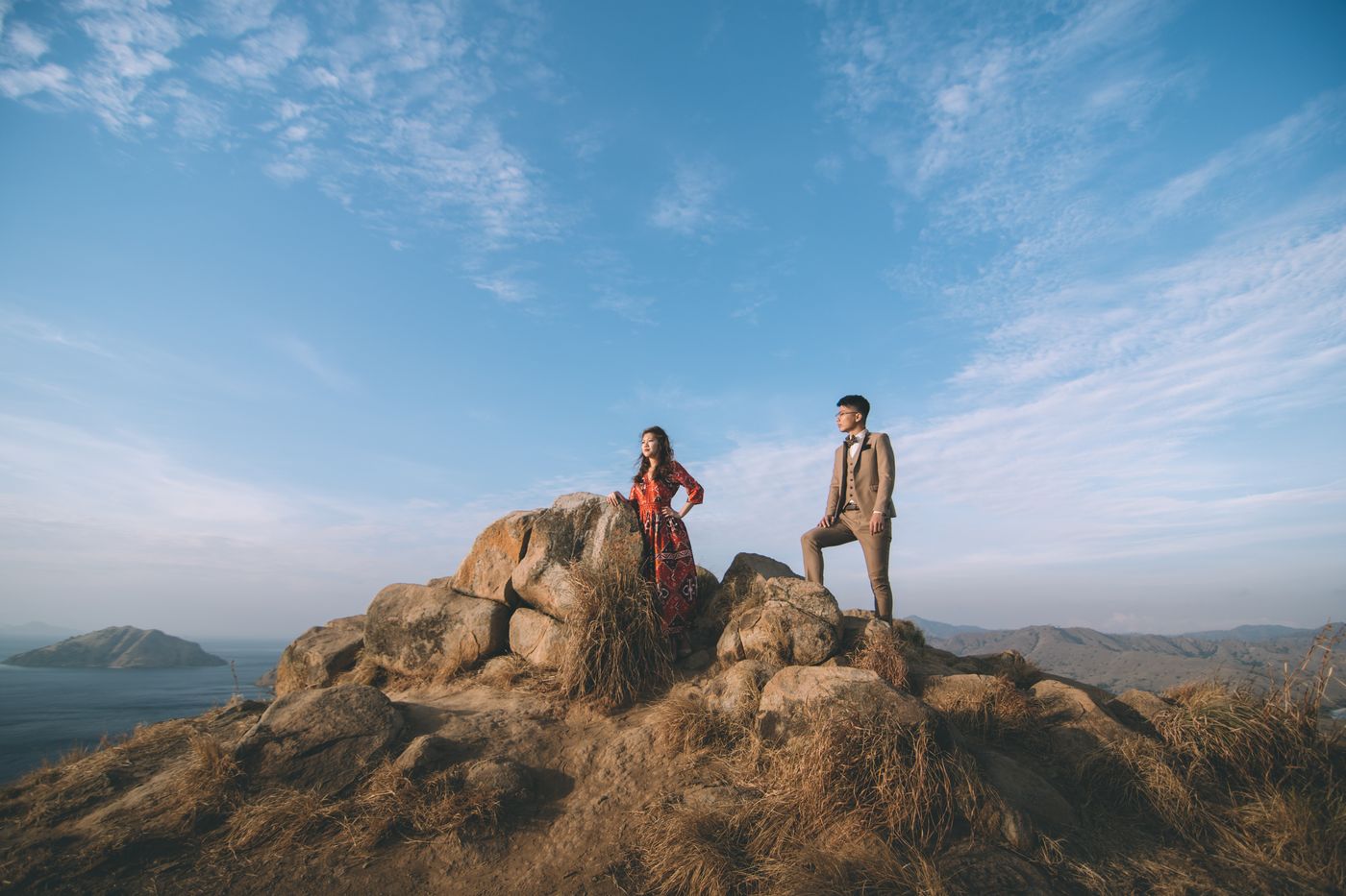Prewedding of Sophia and Goh Cheng En across Labuan Bajo and Nusa Penida